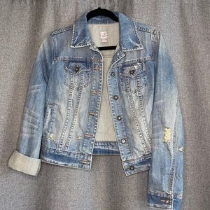 Distressed Denim Jacket